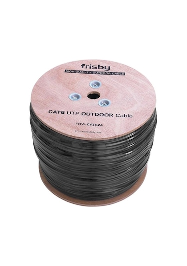 Frısby Fnw-cat624 305mt 0.58mm 23awg Cat6 Dış Mekan Utp Kablo
