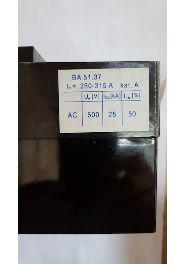 Oez Ba51x37 Otomatik Termik Manyetik Şalter 3 Kutuplu