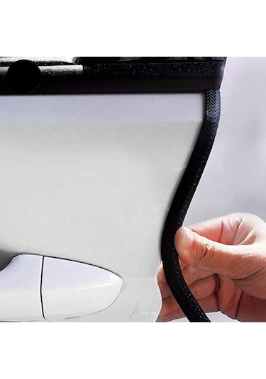 Araç Kapı Koruma Fitili Çarpma Çizilme Önleyici Fitil Siyah 5 Mt