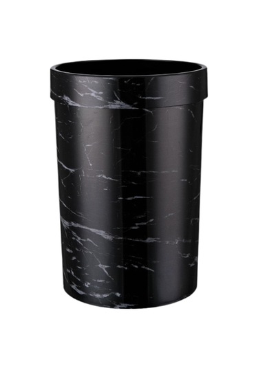 Suntek Çöp Kovası Banyo Oturma Odası 18cmx29.5cm-siyah Siyah
