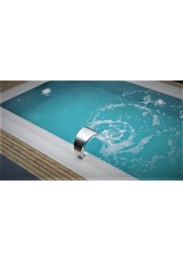 Yüzme Havuzu Kenarı Mini Su Perdesi Aisi 304 Kalite 470 x 400 MM Lü x