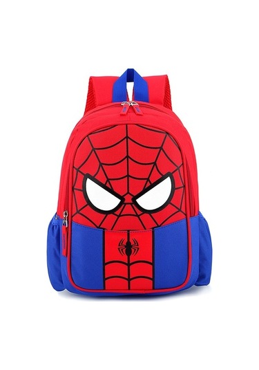 Örümcek Adam Desenli Sırt Çantası - Kırmızı Flq7es Kırmızı