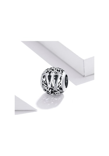 S925 Ayar Gümüş Mori Serisi İçi Boş Harfler Boncuk Dıy Bilezik Kolye Aksesuarları W Çok Renkli