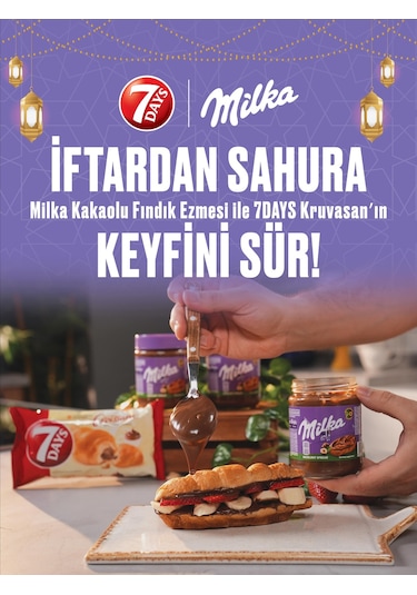 Milka Spread Hazelnut Sürülebilir Çikolata Kakaolu Fındık Ezmesi 350 Gr - 2 Adet