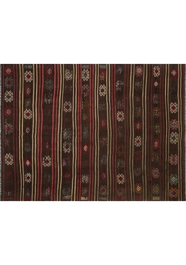 Gerçek El Dokuma Eskitme Vintage Halı 187 X 247 Cm 9862