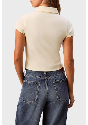 Calvin Klein Bayan Polo Lv047e212g 2ew Sarı Sarı Calvin Klein Bayan Polo Lv047e212g 2ew Sarı Sarı