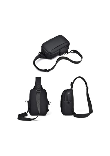 Sones Oumantu 908 Çok İşlevli Su Geçirmez İş Göğüs Çantası Büyük Kapasiteli Omuz Çantası Yeşil