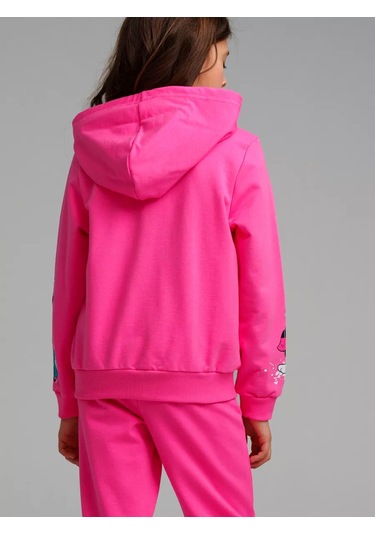 Playtoday Fermuarlı Kapüşonlu Genç Sweatshirt 210161767 Pembe