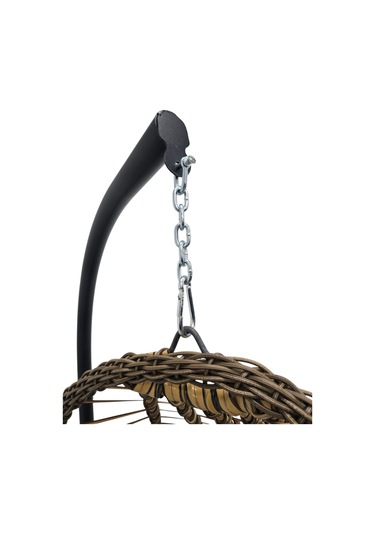 Wellagarden Haliç Rattan Salıncak Kahve