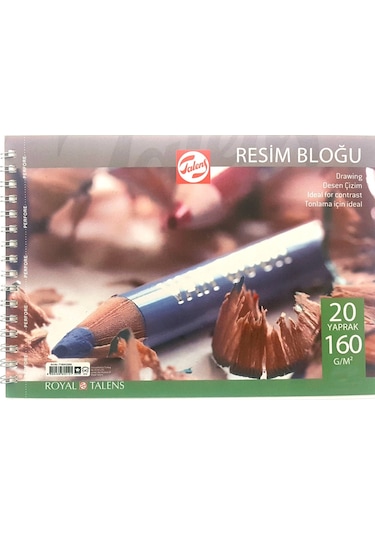 Talens Resim Bloğu Eskiz Çizim Defteri (A5) 160 G 20 Sayfa