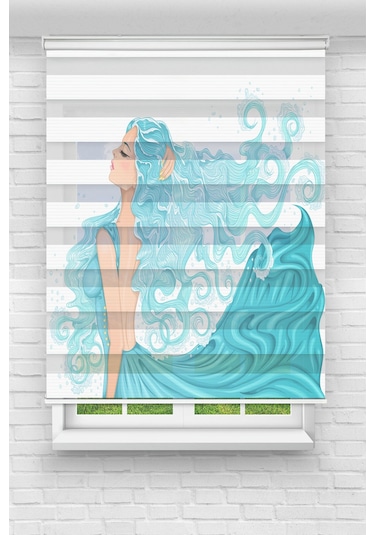 Perdeoutlet38 Baskılı Renkli Deniz Kızı Dijital Baskılı Zebra Perde-cocuk Odası-stor Perde Çok Renkli Perdeoutlet38 Baskılı Renkli Deniz Kızı Dijital Baskılı Zebra Perde-cocuk Odası-stor Perde Çok Renkli