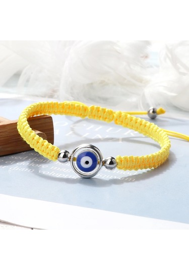 Liangmei Charm Türk Tarzı Mavi Nazar Bilezik Ve Bileklik Kadın Açık Mavi