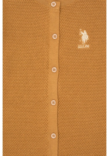 U.s. Polo Assn. Kız Çocuk Camel Hırka Triko 50316292-vr015 Camel