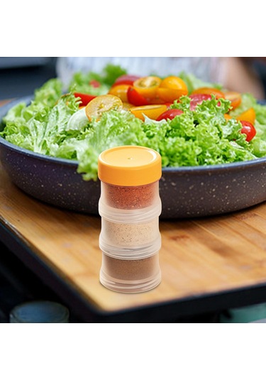 Suntek Taşınabilir Açık Kavanoz Kompakt Düşük-3-katman Sarı