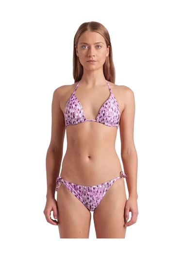 Arena Water Print Kadın Pembe Yüzücü Bikini 007085601 Pembe