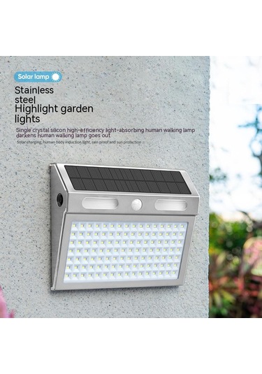 Cbtx Ds138 Güneş Enerjisi Işıkları Kapalı Dış Mekan Ip65 Su Geçirmez Aydınlatma Lambası Duvara Monte Işık - Beyaz Işık Diğer