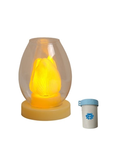 Metabagua La Go Go Gantdidiboy Led Lale Ortam Gece Lambası Başucu Uyku Lambası L9ozv0 Renkli