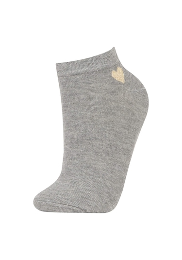 Defacto Kadın 5'li Pamuklu Patik Çorap V5122AZNSKR1 Çok Renkli