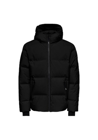 Only & Sons Onsmarshall Life Down Jacket Otw Erkek Mont-25612 Siyah