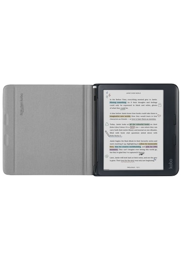 Kobo Libra Colour Notebook Sleepcover Siyah
