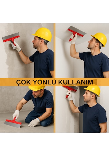 30cm Raspa Zemin Duvar Yer Tavan Köşe Büyük Profesyonel Kırmızı