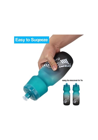 Dashanshop Gıfubowa 24oz Sızdırmaz Bisiklet Şişesi Mavi Bpa Free Spor Fitness Mavi