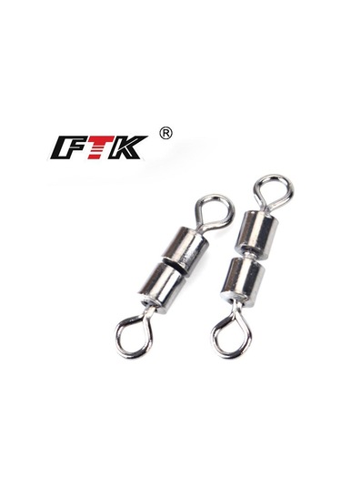 Ftk 50 Adet/grup Döner Bilyalı Rulman Balıkçılık Döner Katı Döner Güvenlik Yapış Halkası Döner Sazan Balıkçılık Aksesuarları 6 -50pcs