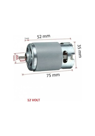 12 Volt Şarjlı Matkap  Motoru