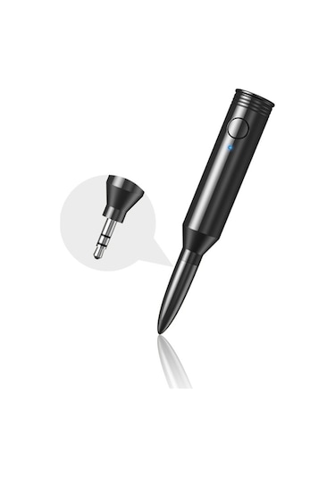 Sones M416 Araç Bluetooth Alıcısı Oynatıcı Ses Alıcısı Adaptörü Aux Dönüştürücü Siyah