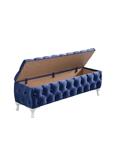 Setaymobilya Yatak Ucu Pufu, Cappy Bench, Sandıklı Ayakucu Pufu - 12 Renk