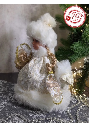 Kaemingk Yılbaşı Figürü - Hediye Ve Şeker Kutusu İçin Snezhurochka 135971977