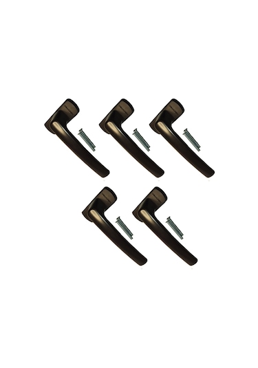 5 Adet Koyu Kahve Pimapen® Marka Pencere Kolu (Aluminyum)