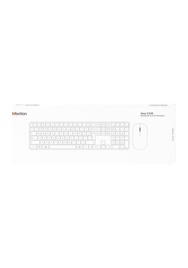 İkey C230 Beyaz Ultra İnce Kablosuz Türkçe Klavye-mouse Seti Diğer