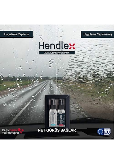 Hendlex Cam Temizlik Ve Su İtici Set 50ml.x2