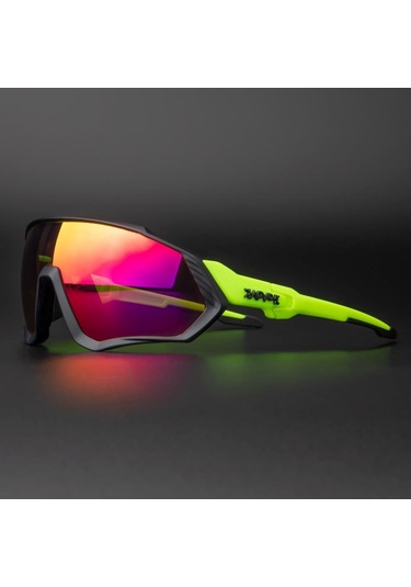 Kapvoe Wind Değişebilir 5 Lens Mtb Polarize Bisiklet Spor Dağ Kay