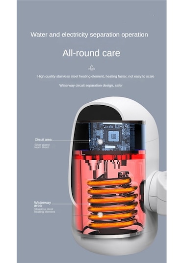 Xurunkeji 3000w Anında Elektrikli Sıcak Su Isıtıcı Musluk Dijital Ekran Isıtma Musluğu Banyo Musluğu Abd Fişi İçin Su Isıtıcısı Beyaz Xurunkeji 3000w Anında Elektrikli Sıcak Su Isıtıcı Musluk Dijital Ekran Isıtma Musluğu Banyo Musluğu Abd Fişi İçin Su Isıtıcısı Beyaz
