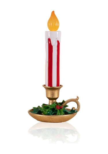 The Mia Dekoratif Led Işıklı Yılbaşı Mumu 18x17x38 Cm