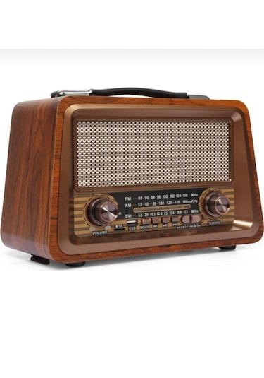Royaltrend RT-810 Eskitme Görünüm Nostaljik Ahşap Radyo