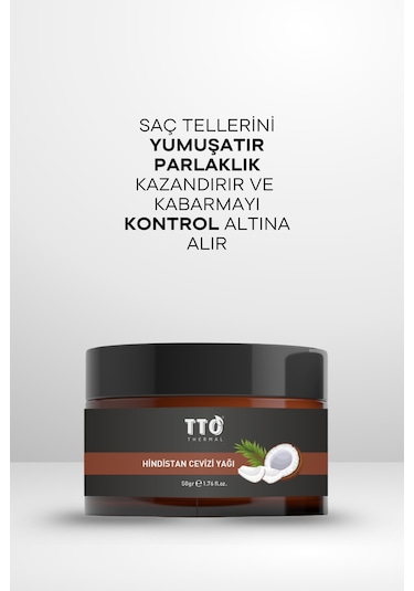Tto Hindistan Cevizi Yağı 50Ml