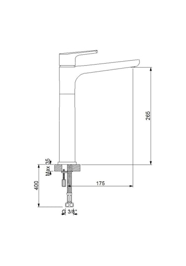 Newarc Newart Çanak Tipi Lavabo Bataryası Krom