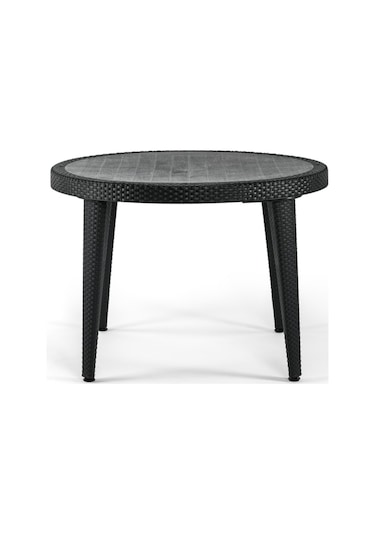 Bintaşmobilya Grey Beyaz Dış Mekan Bahçe Masası Venge