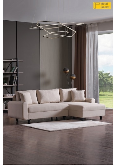 Kagu Corner Flavia Köşe Takımı Krem