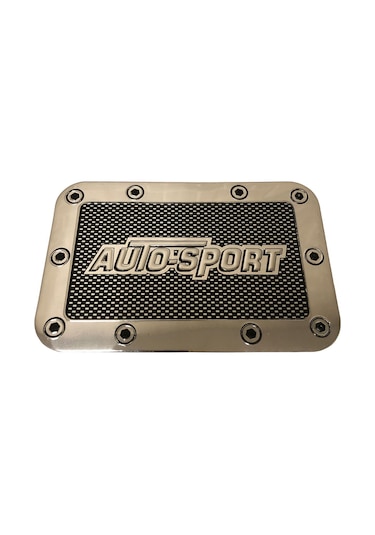 Renault 9 Autosport 18x12 Cm Depo Kapağı Kaplaması Krom