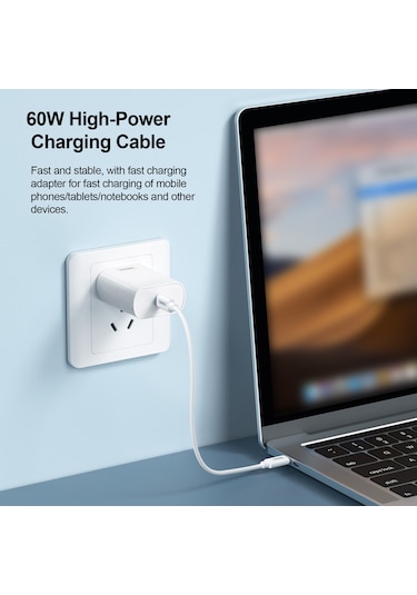 Symbee Remax Rc-190 Mavi 60w Çok Fonksiyonlu Şarj Kablosu Saklama Kutusu - 3a Akım, 480mbps Transfer, Çoklu Arayüz Abs+pvc