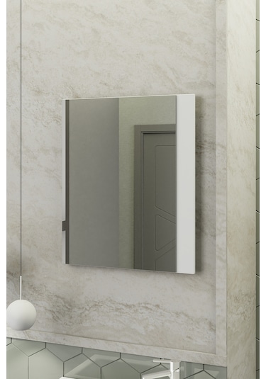 Biani Maxila 60 cm Banyo Dolabı,Seramik Lavabolu, Aynalı,Lavabo Dahil,Mdf,Beyaz Biani Maxila 60 cm Banyo Dolabı,Seramik Lavabolu, Aynalı,Lavabo Dahil,Mdf,Beyaz