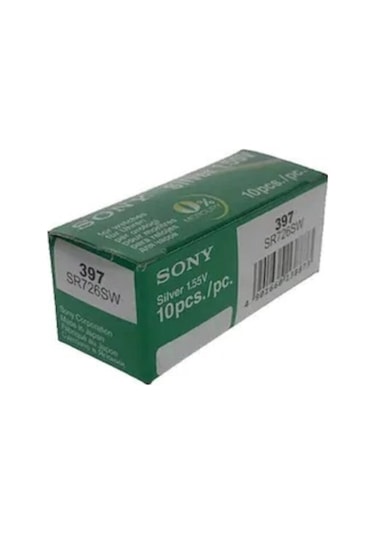 Murata 397 SR726SW Saat Pili 10'lu