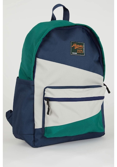 Defacto Unisex Su Geçirmez Kumaş Okul Sırt Çantası A9333AXNSNV2 Lacivert