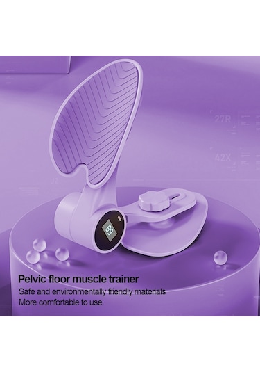 Sones Pelvik Kas Egzersiz Cihazı Güzel Bacak Egzersiz Cihazı, Renk: Mor