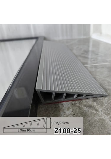 Fochsia 2 Cm Yüksekliğinde 40 Cm Uzun Pvc Eşik Rampası Robot Süpürge Ve Engelli Evi Geçişi