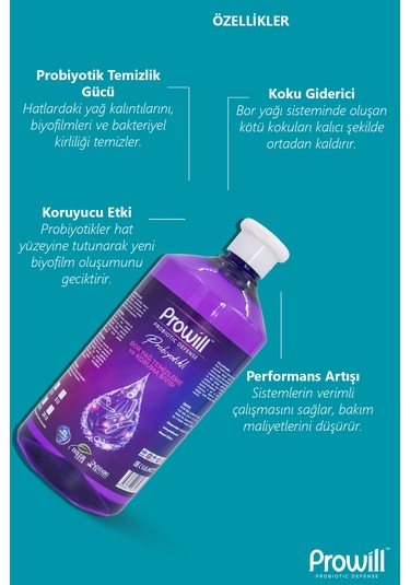 Probiyotikli Bor Yağı Temizleme Ve Koruma Sıvısı 1 Lt